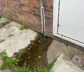 Outside water and drainage issues documented and monitored.