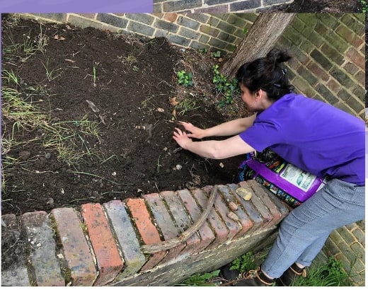 Gardening activity developed practical skills and care for the outdoor space.