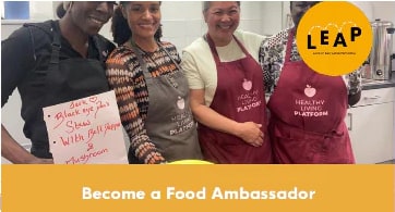 The LEAP Food Ambassadors course combined food knowledge, practical skills and confidence.