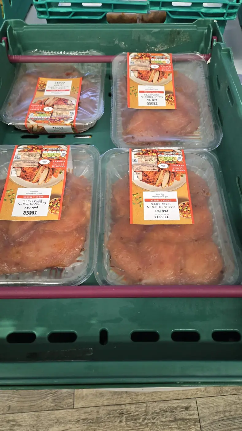 Food prepared for Lavender Hope community support