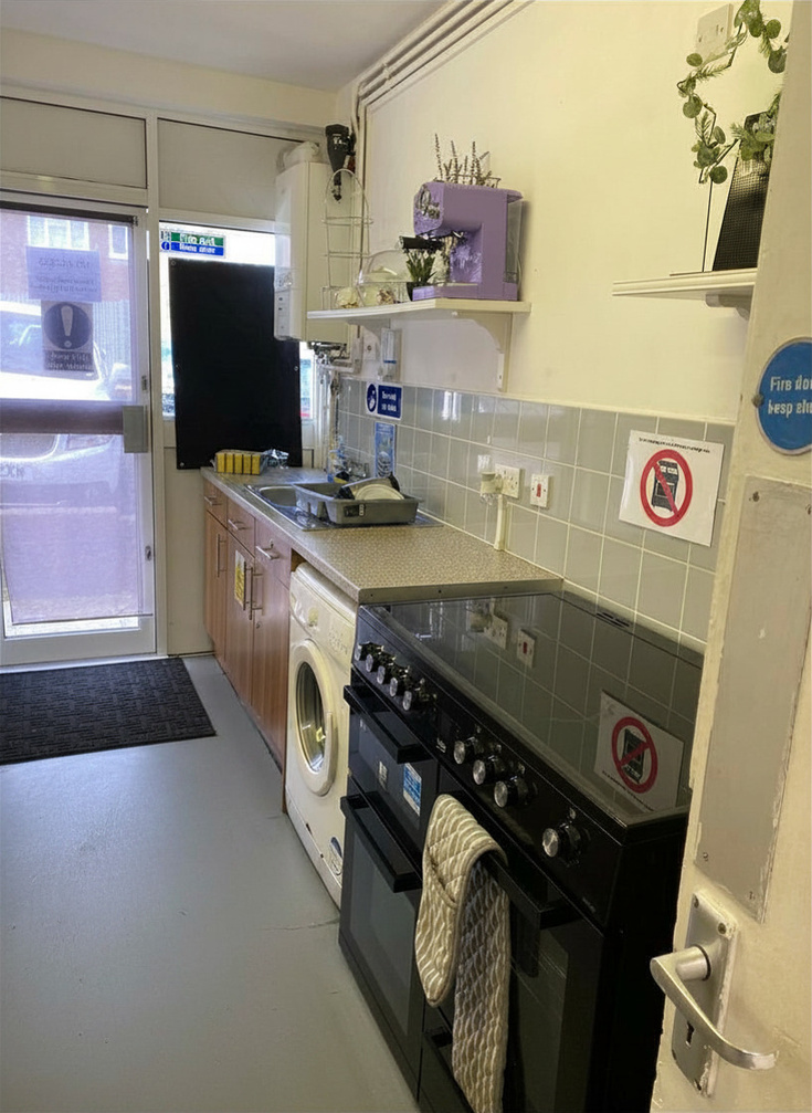 The improved kitchen with additional appliances